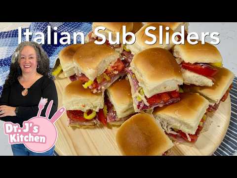 🏈😲📣 Italian Sub Sliders | Perfect for Super Bowl Parties | Simple Delicious Snack 🏈😲📣