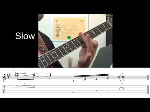 lick of the day 21-A Major pentatonic