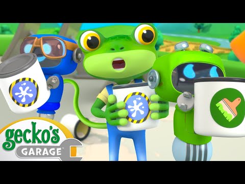 Gecko's Sticky Situation! | Gecko's Garage | Trucks For Children | Cartoons For Kids