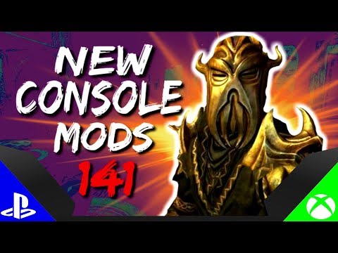 Skyrim Special Edition: ▶️5 BRAND NEW CONSOLE MODS◀️ #141 (PS4/XB1/PC)