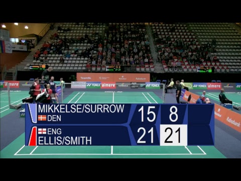 Mikkelsen / Surrow vs Ellis / Smith (XD, QF) - Yonex Dutch Open 2017