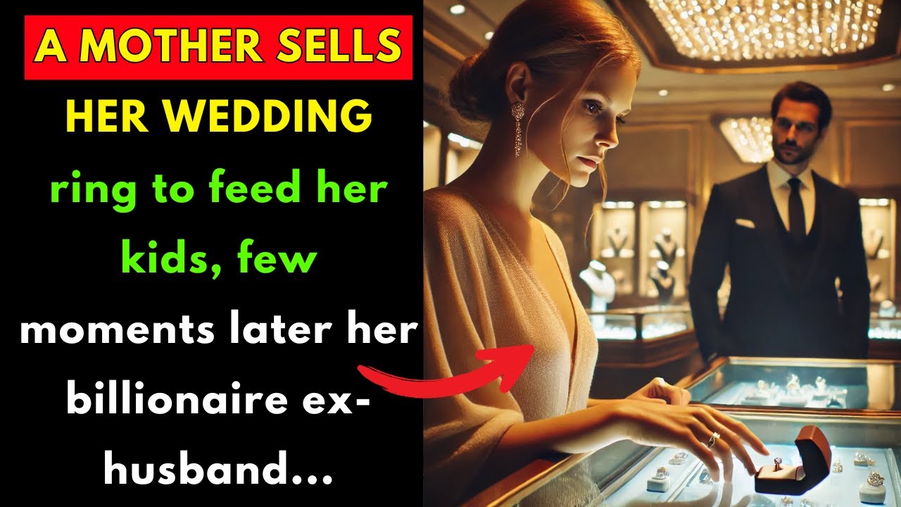 A MOTHER SELLS HER WEDDING RING TO FEED HER KIDS, FEW MOMENTS LATER HER BILLIONAIRE EX-HUSBAND...
