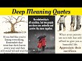 Deep Meaning Quotes Daily Life Inspirational Quotes Positive Attitude Quotes Quotes About Life