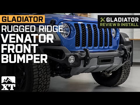 Jeep Gladiator JT Rugged Ridge Venator Front Bumper Review & Install