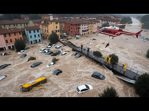 Tragedy in Italy! Evacuation of the population, flooding in Gorizia, vehicles swept away