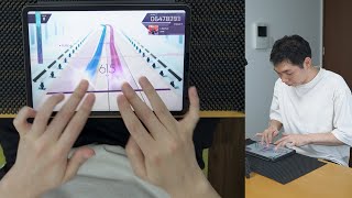 音ゲーしてるところをなんとなく撮ってみた。【LV9 Libertas (FTR) PM】【Arcaea】
