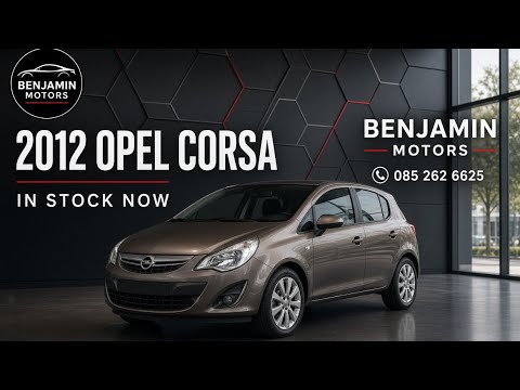 Video of Opel Corsa 2012 New Nct & Tax Low Miles 1.2 petrol