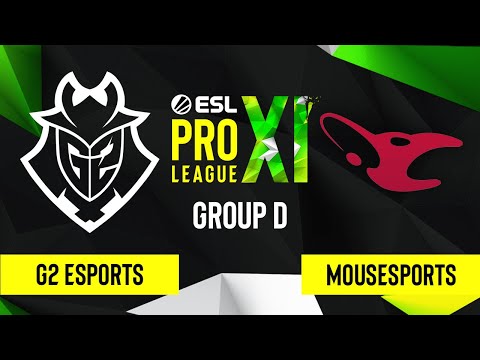 CS:GO - G2 Esports vs. mousesports [Nuke] Map 1 - ESL Pro League Season 11 - Group D