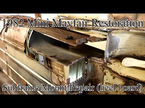 1982 Classic Mini Rear subframe mount (heel board)