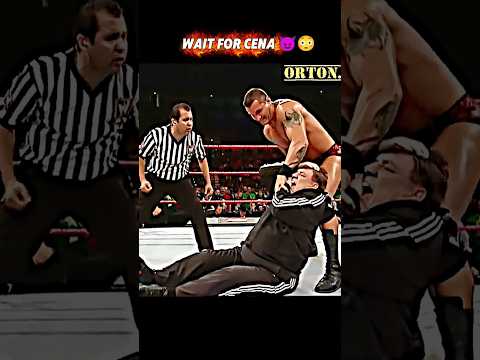 Randy Orton Attacks John Cena’s Father 😱 | WWE Raw Moment #WWEShorts  #RandyOrton #JohnCena