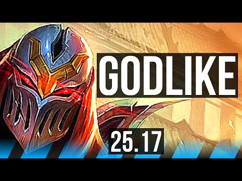 ZED vs VIEGO (MID) | 12/1/5, 6 solo kills, Godlike | EUW Master | 25.17