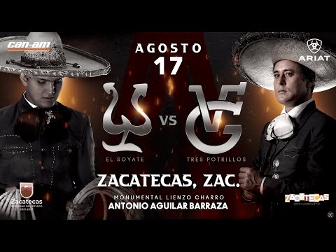 Los 3 Potrillos vs El Soyate // Charros de Acero "La Liga" F3 Zacatecas (Resumen)