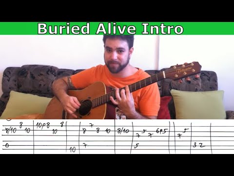 Fingerstyle Tutorial: Buried Alive Intro (Avenged Sevenfold) - Guitar Lesson w/ TAB