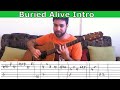 Fingerstyle Tutorial: Buried Alive Intro (Avenged ...