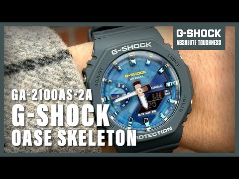 фото часы casio g-shock ga-2100as-2a (оригинал) 0