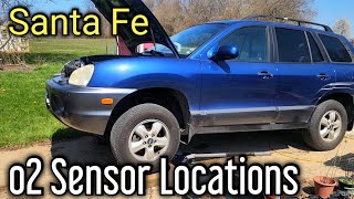 Hyundai Santa Fe 2.7 o2 Sensor Locations Oxygen Sensor 1 2 3 4