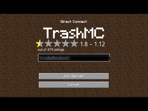 So I Joined The WORST REVIEWED Minecraft Servers...