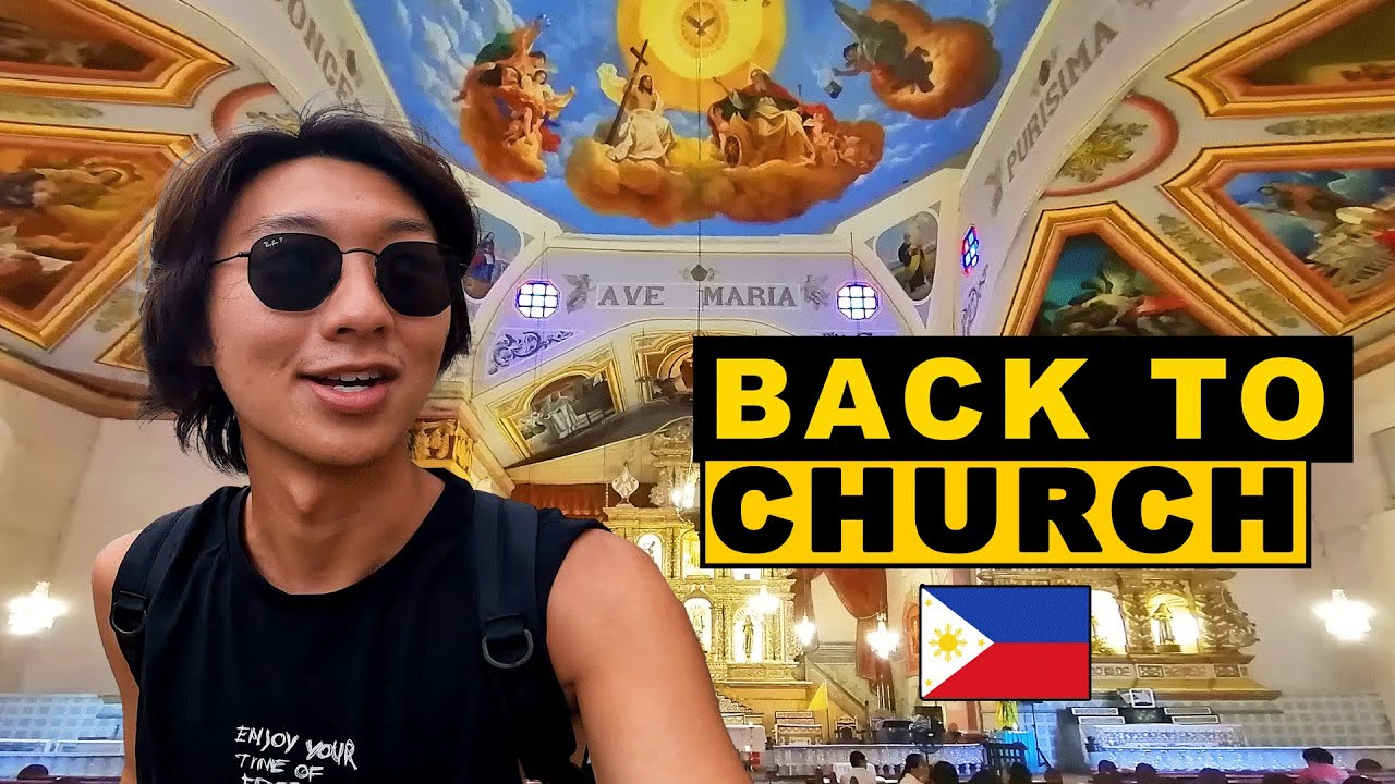 Travelers visit Baclayon Church and musuem in this video.