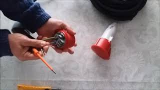 CONECTAR CLAVIJA DE CORRIENTE TRIFASICA