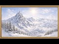 Calm Winter Landscapes  ❄️ Silent Art for Focus & Relaxation ART