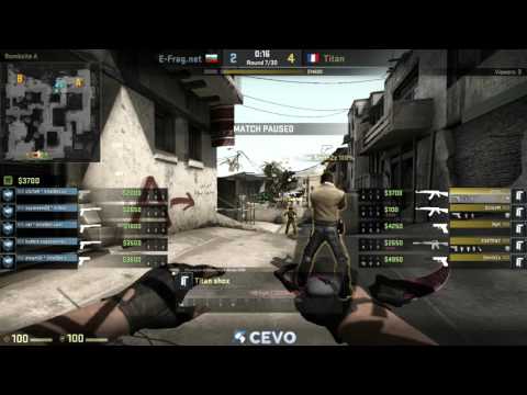 Team E-Frag.net vs Titan Game 2 (CEVO-P CS:GO Season 8) - Helium & Metuz