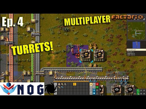 Factorio Multiplayer 1K SPM Challenge Ep4 | Turret Production