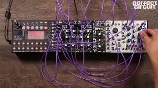 Video thumbnail for Make Noise QMMG (Quad Multi Mode Gate) Eurorack Four Channel LPG VCA VCF by Perfect Circuit