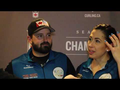 2017 World Financial Group Continental Cup - Draw 5 Media Scrum