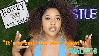 Watch me blend this #HALFWIG in 2 MINS!  + BIG ANNOUNCEMENT *FIRST GIVEAWAY*