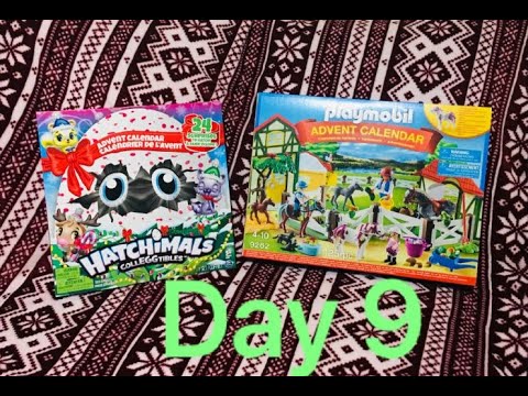 CRAZY RIDING INSTRUCTOR!!! Hatchimal and playmobil pony farm advent calendars day 9