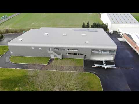 Immersion inside the Sonaca Aircraft Factory aboard a drone