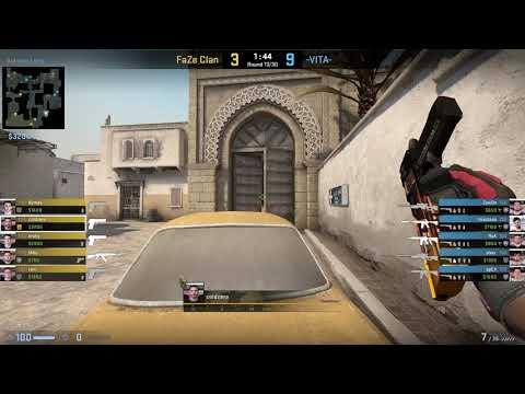 CS:GO POV Demo FaZe coldzera (24/19) vs Vitality (de_dust2)