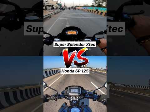 Super Splendor Xtec vs Honda SP 125 🔥 #shorts #sp125