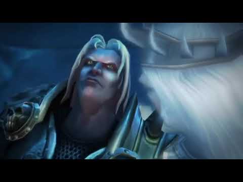 Las ultimas palabras de Arthas... Wow, la caída del rey exanime...