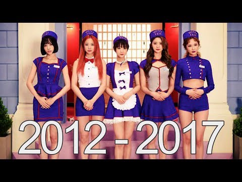 Evolution of EXID (2012-2017)