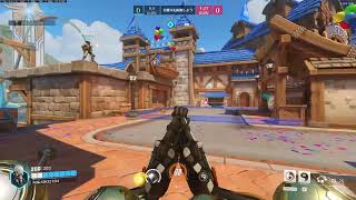 【エイムボット発見】overwatch2で初めてエイムボットに出会ったのでリプレイ見ながら確認