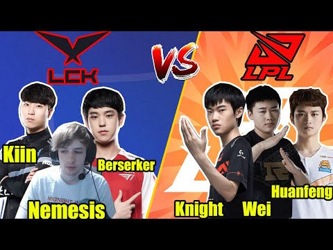 Nemesis Kayle VS Knight Akali in solo ranks korea | LCK VS LPL | Nemesis stream higlights
