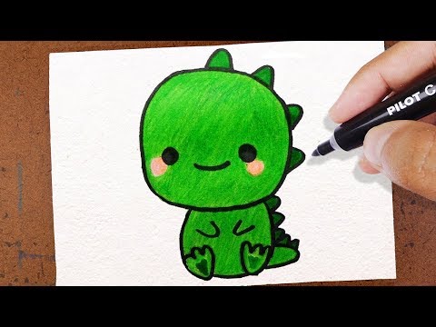 Como desenhar Cavalo Marinho fofo Kawaii ❤ Desenhos Kawaii - Desenhos para  Desenhar 