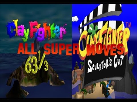 ClayFighter 63 1/3 & Sculptor's Cut: All Super Moves