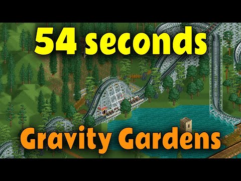 Beating Gravity Gardens in 54 seconds - OpenRCT2 speedrun