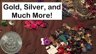 Scoring Gold and Silver from Bags of "Broken Jewelry" at the Thrift Store
