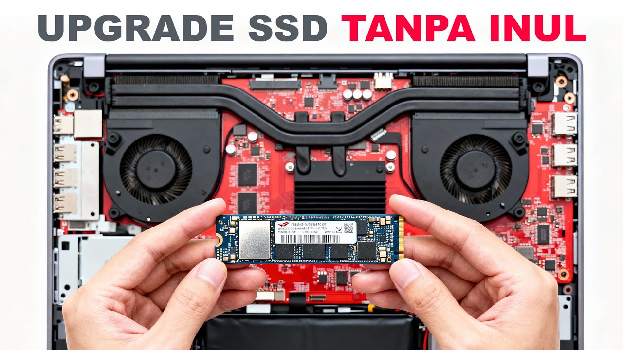 Cara Upgrade SSD Laptop Tanpa Install Ulang - Migrasi Windows