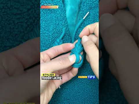 How To Design A Hoodies Rope | Sweater rope tie styles P-15224 #sweatshirt #hoodie #tie