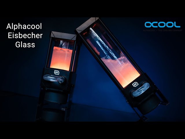 Alphacool Eisbecher Aurora D5 ARGB Depósito Acetal/Vidrio 250mm video