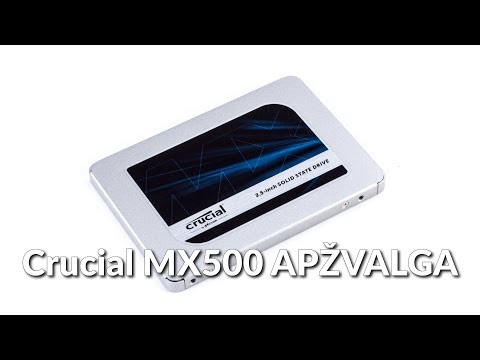 Kietasis diskas SSD CRUCIAL MX500 250GB/SATA 3.0/TLC/CT250MX500SSD1