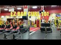 HOW TO USE AN EZ BAR CURL DAMIAN BAILEY FITNESS