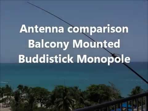 Comparison: Buddistick vs Magnetic Loop Antenna - 18 MHz