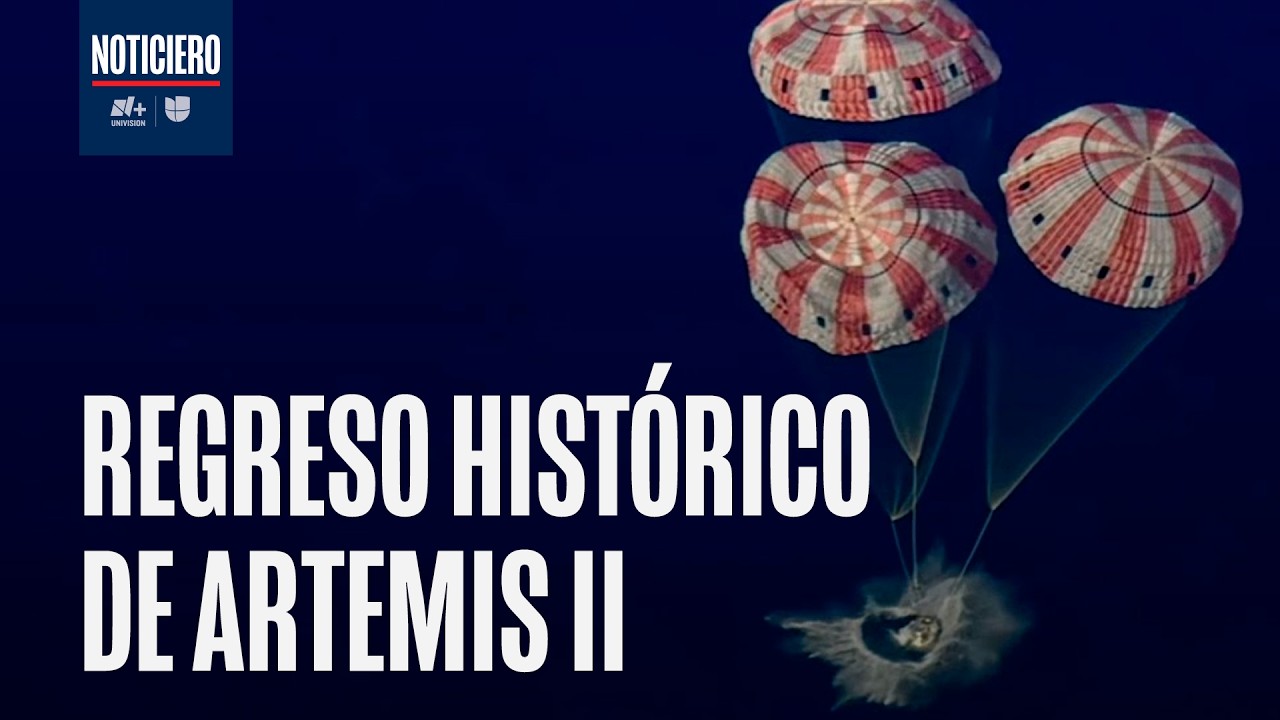 Video completo: Así fue el regreso de la histórica misión Artemis II a la Tierra