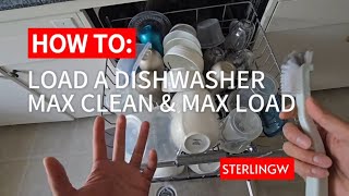 How to Load a Dishwasher for max cleaning and capacity!