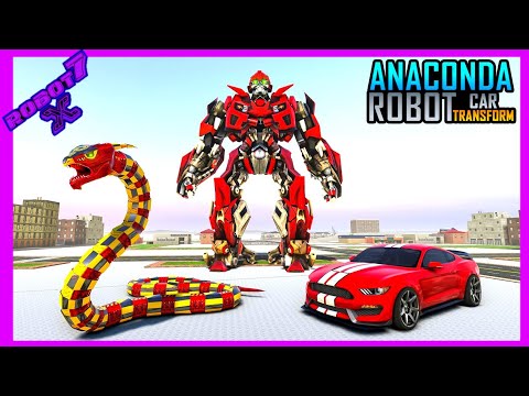 Anaconda Robot Car Transform: War Robot Games Android gameplay